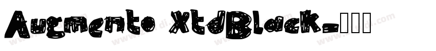 Augmento XtdBlack字体转换